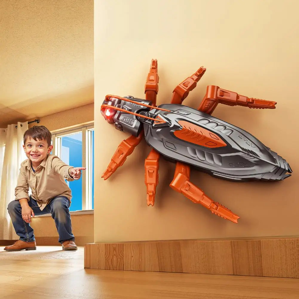 Realistic Biomimetic RC Wall Climbing Lizard Robot Toy, Remote Control Gecko That Climbs Glass & Smooth Walls